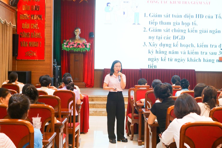 Hội nghị tập huấn nghiệp vụ uỷ thác cho vay vốn Ngân hàng Chính sách xã hội và Ngân hàng Agirbank Chi nhánh Quốc Oai năm 2026- Ảnh 5.