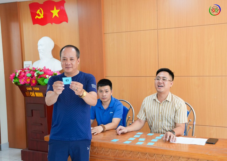 Họp chuyên môn, bốc thăm chia bảng thi đấu Giải bóng đá nam U40+ xã Quốc Oai lần thứ I năm 2026- Ảnh 6.