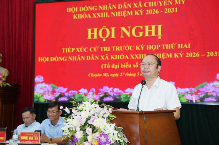 Đồng chí Bí thư Đảng ủy, Chủ tịch HĐND xã TXCT 7 thôn khu vực Chuyên Mỹ- Ảnh 1.