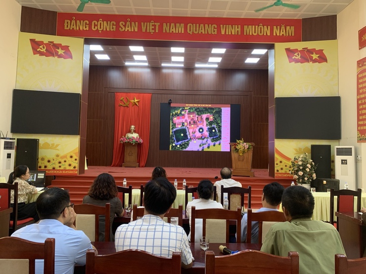 Thường trực Đảng ủy xã nghe báo cáo Dự án tu bổ. tôn tạo di tích chùa Rồi; công tác quy hoạch trên địa bàn xã- Ảnh 2.