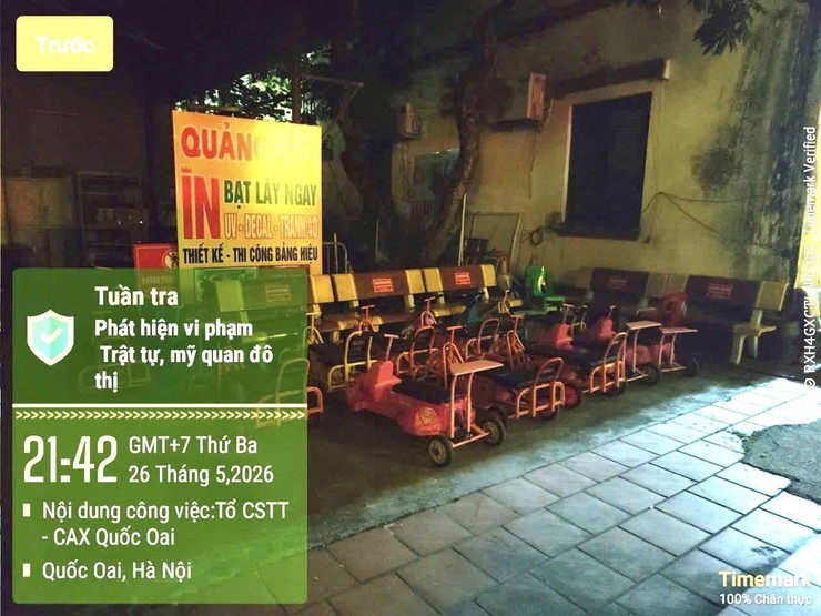 QUỐC OAI KIÊN QUYẾT XỬ LÝ, CHẤM DỨT HOẠT ĐỘNG XE ĐIỆN TỰ PHÁT TẠI KHU VỰC SÂN VẬN ĐỘNG XÃ- Ảnh 5.