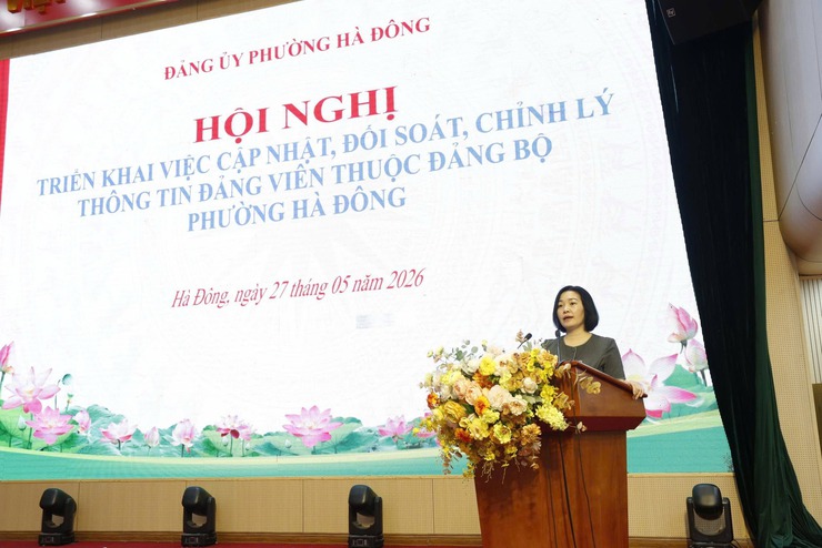 Phường Hà Đông triển khai nhiệm vụ chuẩn bị dữ liệu phục vụ cập nhật, đối soát, chỉnh lý thông tin đảng viên- Ảnh 1.