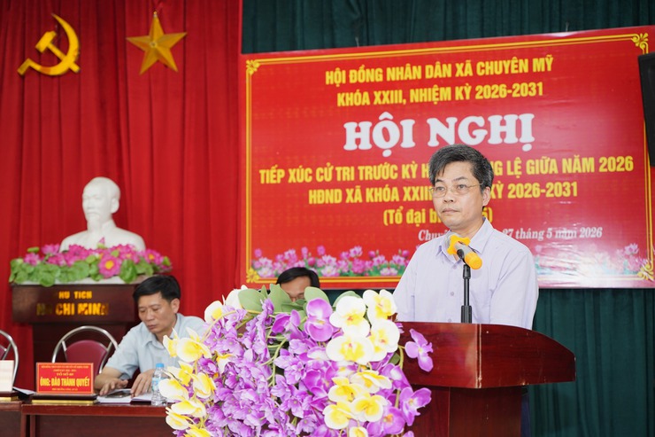 Tổ đại biểu số 5 tiếp xúc cử tri 8 thôn khu vực Châu Can- Ảnh 3.