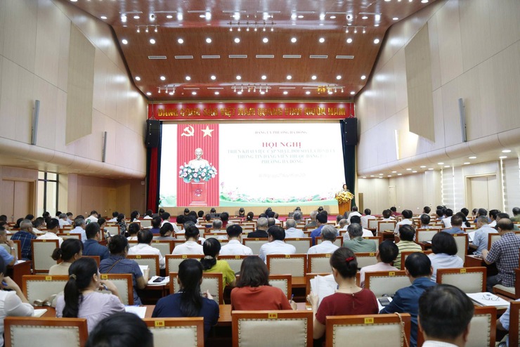 Phường Hà Đông triển khai nhiệm vụ chuẩn bị dữ liệu phục vụ cập nhật, đối soát, chỉnh lý thông tin đảng viên- Ảnh 3.