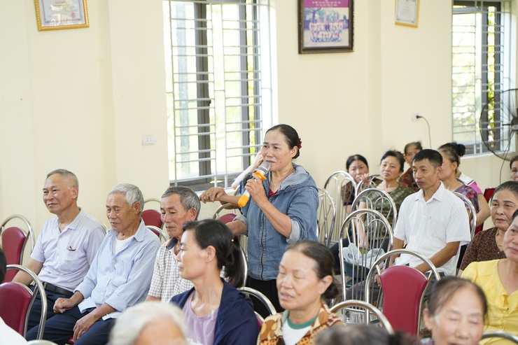 Tổ đại biểu số 5 tiếp xúc cử tri 8 thôn khu vực Châu Can- Ảnh 2.