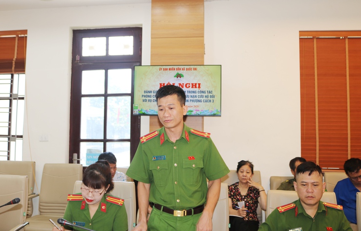Quốc Oai rút kinh nghiệm công tác phòng cháy chữa cháy và cứu nạn cứu hộ sau vụ cháy tại Thôn Phượng Cách 3- Ảnh 8.