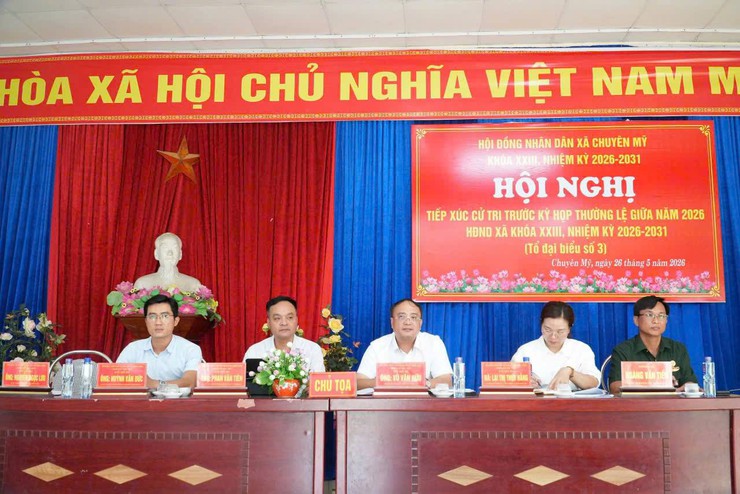 
Tổ đại biểu số 3 HĐND xã Chuyên Mỹ khóa XXIII tiếp xúc cử tri trước kỳ họp thường lệ giữa năm- Ảnh 2.