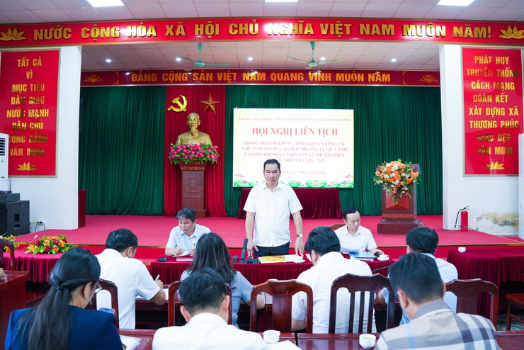 HĐND xã Thượng Phúc khóa II chuẩn bị cho kỳ họp thường lệ giữa năm 2026- Ảnh 1.
