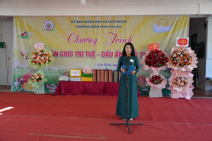 Trường Mầm non Thọ An: Chương trình “Sân chơi trí tuệ- Dấu ấn tuổi thơ” năm học 2025- 2026- Ảnh 3.