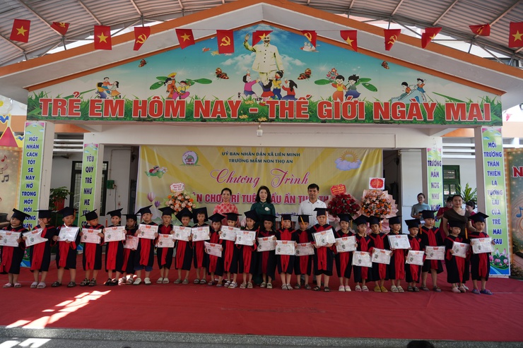 Trường Mầm non Thọ An: Chương trình “Sân chơi trí tuệ- Dấu ấn tuổi thơ” năm học 2025- 2026- Ảnh 9.