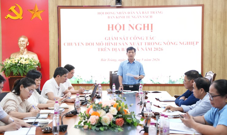 Ban Kinh tế - Ngân sách HĐND xã Bát Tràng giám sát công tác chuyển đổi mô hình sản xuất nông nghiệp năm 2026- Ảnh 4.