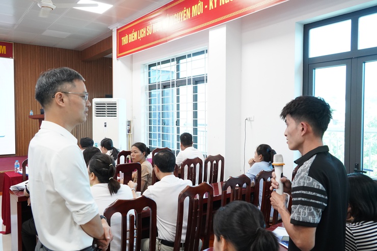 Phường Chương Mỹ tổ chức tập huấn an toàn, vệ sinh lao động và khám sức khỏe miễn phí cho đoàn viên Công đoàn- Ảnh 10.