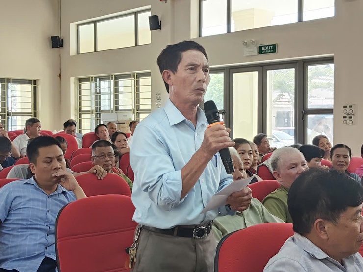 HĐND xã Nội Bài tiếp xúc cử tri chuyên đề về công tác quản lý đất đai, trật tự xây dựng- Ảnh 8.