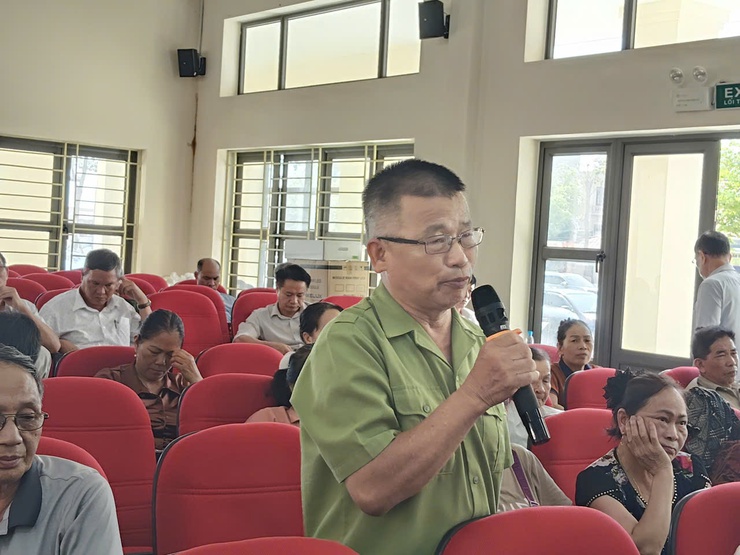 HĐND xã Nội Bài tiếp xúc cử tri chuyên đề về công tác quản lý đất đai, trật tự xây dựng- Ảnh 9.