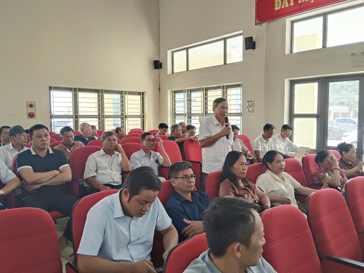 HĐND xã Nội Bài tiếp xúc cử tri chuyên đề về công tác quản lý đất đai, trật tự xây dựng- Ảnh 6.