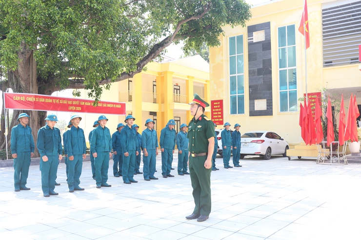 Xã Bất Bạt Khai mạc huấn luyện lực lượng Dân quân cơ động năm 2026- Ảnh 16.