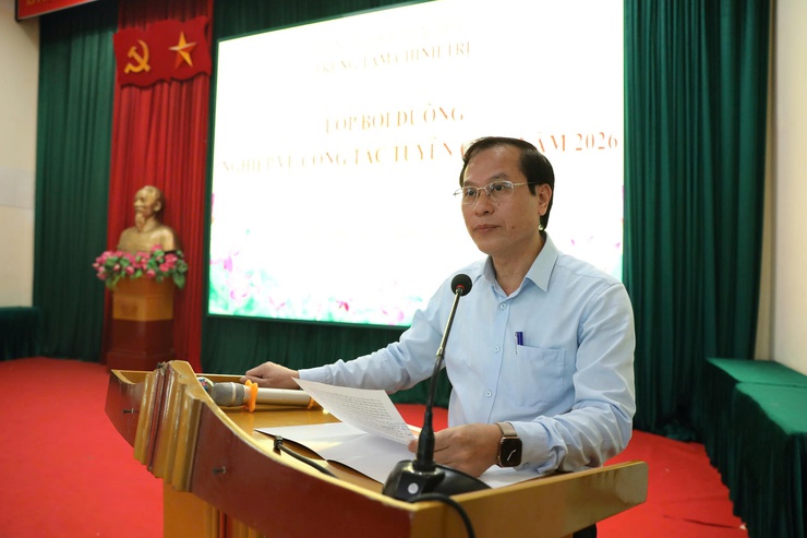 Xã Sơn Đồng tổ chức lớp tập huấn nghiệp vụ công tác Tuyên giáo năm 2026- Ảnh 1.