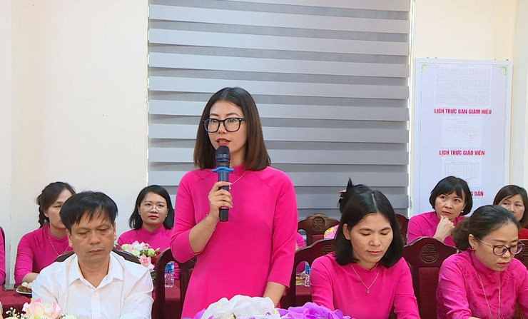 ĐỒNG CHÍ BÍ THƯ ĐẢNG ỦY XÃ DỰ VÀ LÀM VIỆC VỚI TRƯỜNG THCS THỊ TRẤN VỀ KẾT QUẢ NĂM HỌC 2025 – 2026- Ảnh 5.