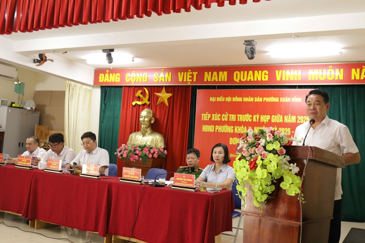 Phường Xuân Đỉnh: tổ đại biểu số 1 tiếp xúc cử tri trước kỳ họp giữa năm 2026- Ảnh 4.