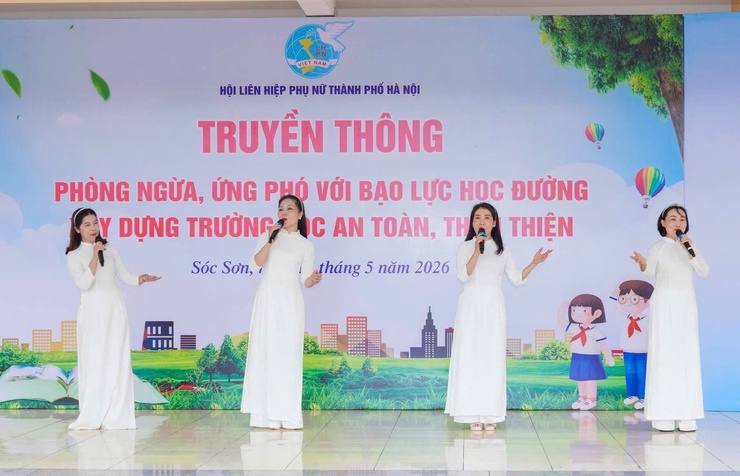 TRUYỀN THÔNG PHÒNG CHỐNG, ỨNG PHÓ VỚI BẠO LỰC HỌC ĐƯỜNG, XÂY DỰNG TRƯỜNG HỌC AN TOÀN, THÂN THIỆN TẠI TRƯỜNG THCS ĐÔNG XUÂN- Ảnh 4.