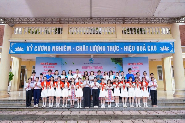 TRUYỀN THÔNG PHÒNG CHỐNG, ỨNG PHÓ VỚI BẠO LỰC HỌC ĐƯỜNG, XÂY DỰNG TRƯỜNG HỌC AN TOÀN, THÂN THIỆN TẠI TRƯỜNG THCS ĐÔNG XUÂN- Ảnh 11.