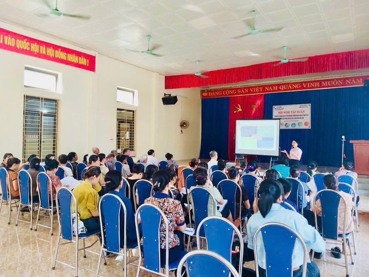XÃ QUẢNG OAI: NÂNG CAO NĂNG LỰC CHO ĐỘI NGŨ CÁN BỘ TỔ TIẾT KIỆM VÀ VAY VỐN- Ảnh 1.