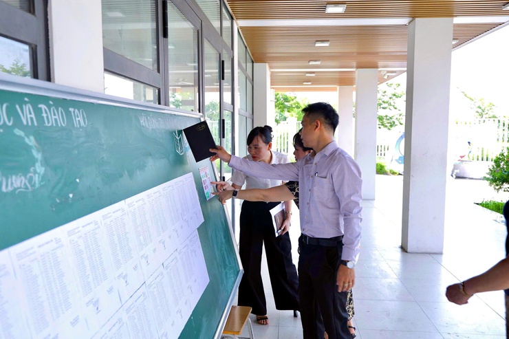 Xã Thiên Lộc tổ chức 2 đoàn kiểm tra cơ sở vật chất và thăm, động viên tại các điểm thi tuyển sinh vào lớp 10 THPT năm học 2026 – 2027- Ảnh 4.