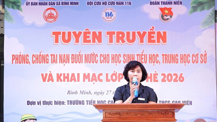Xã Bình Minh tăng cường trang bị kỹ năng phòng, chống đuối nước cho trẻ em- Ảnh 8.