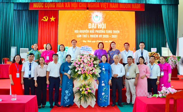 Đại hội Hội Khuyến học phường Tùng Thiện lần thứ I, nhiệm kỳ 2026–2031- Ảnh 3.