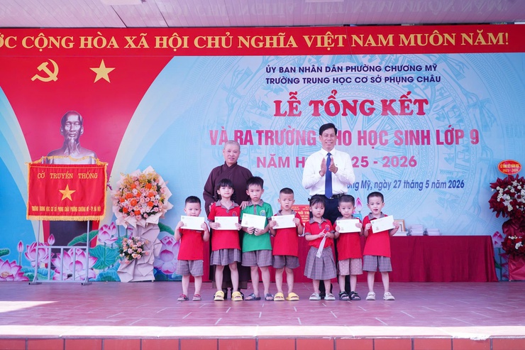 THCS Phụng Châu tổng kết năm học 2025-2026: Khẳng định chất lượng giáo dục toàn diện- Ảnh 6.