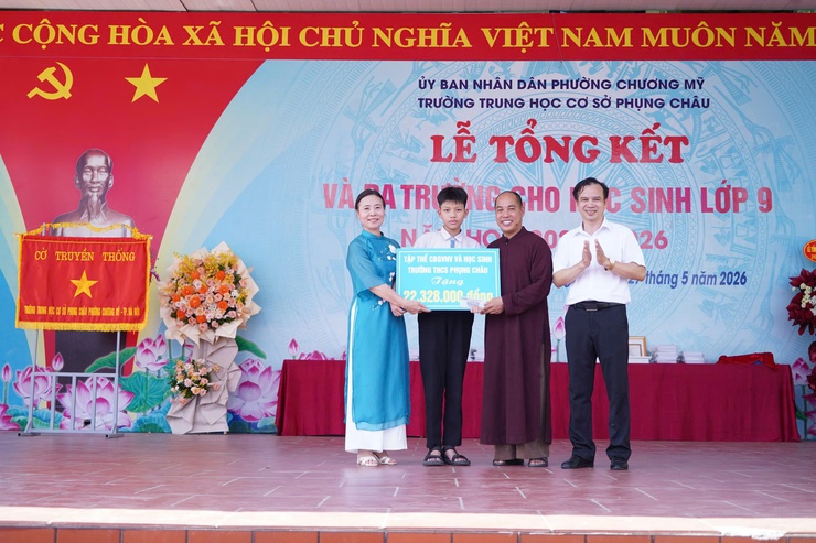 THCS Phụng Châu tổng kết năm học 2025-2026: Khẳng định chất lượng giáo dục toàn diện- Ảnh 10.