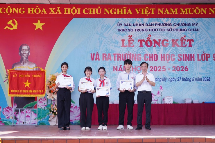 THCS Phụng Châu tổng kết năm học 2025-2026: Khẳng định chất lượng giáo dục toàn diện- Ảnh 12.