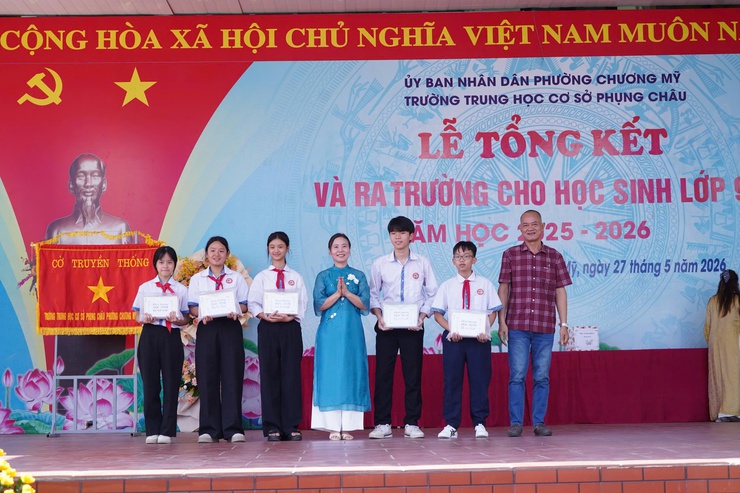THCS Phụng Châu tổng kết năm học 2025-2026: Khẳng định chất lượng giáo dục toàn diện- Ảnh 17.