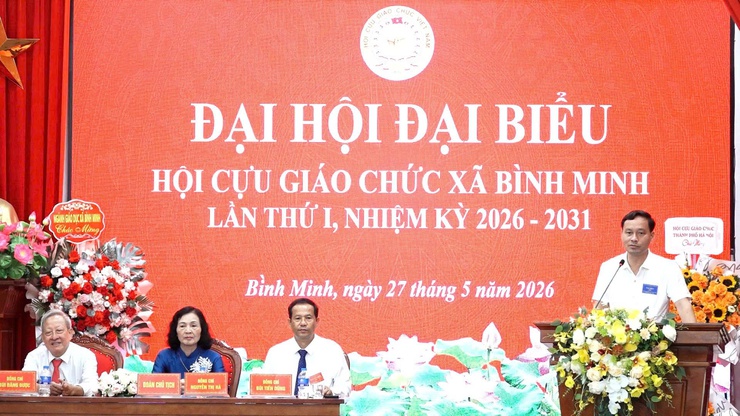 Đại hội Hội Cựu giáo chức xã Bình Minh lần thứ I, nhiệm kỳ 2026-2031- Ảnh 3.