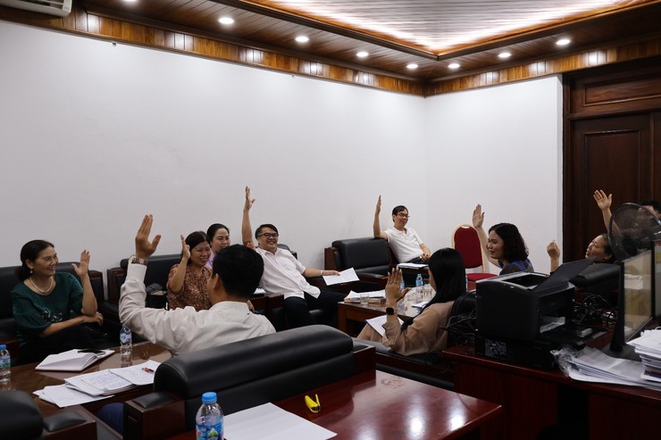 Tiểu ban Tuyên truyền, Văn hóa Văn nghệ, Thể dục Thể thao thảo luận Kế hoạch tổ chức các hoạt động phục vụ Lễ hội Đình Chèm năm 2026- Ảnh 4.