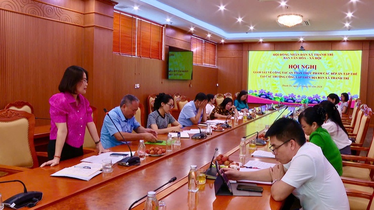Tăng cường bảo đảm an toàn thực phẩm tại bếp ăn trường học công lập ở xã Thanh Trì- Ảnh 1.