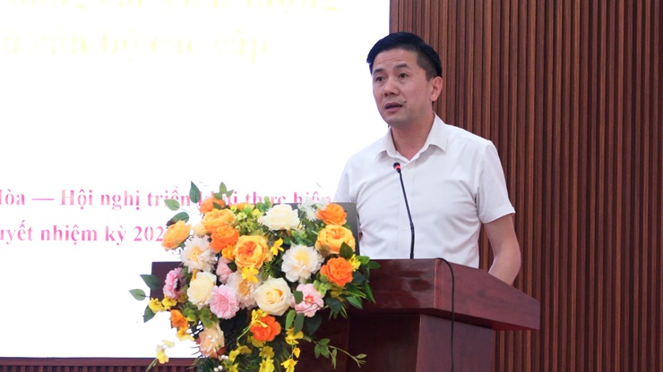 HỘI NGHỊ GIAO BAN CÔNG TÁC ĐẢNG, CHÍNH QUYỀN, ĐOÀN THỂ THÁNG 5 NĂM 2026 NHẰM ĐÁNH GIÁ KẾT QUẢ THỰC HIỆN CÁC NHIỆM VỤ THÁNG 5 VÀ TRIỂN KHAI PHƯƠNG HƯỚNG, NHIỆM VỤ THÁNG 6 NĂM 2026.- Ảnh 6.