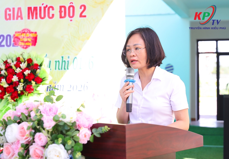 LỄ ĐÓN NHẬN BẰNG CÔNG NHẬN TRƯỜNG MẦM NON ĐẠT CHUẨN QUỐC GIA MỨC ĐỘ 2 VÀ TỔNG KẾT NĂM HỌC 2025 – 2026. CHIA TAY CÁC BÉ MẪU GIÁO 5 TUỔI RA TRƯỜNG – VUI TẾT THIẾU NHI 01/6- Ảnh 9.
