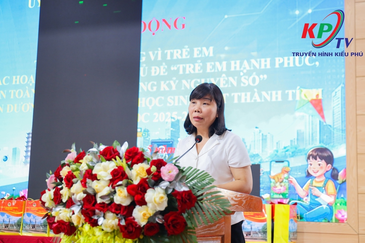 UBND xã Kiều Phú tổ chức Lễ phát động Tháng hành động vì trẻ em, khai mạc hoạt động hè và tuyên dương học sinh tiêu biểu năm học 2025 – 2026- Ảnh 6.