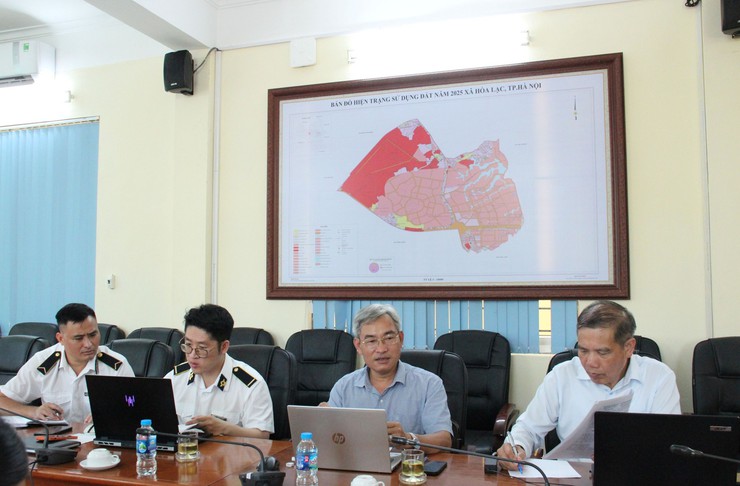 Đoàn Kiểm tra số 03 làm việc với xã Hòa Lạc về quản lý giết mổ và an toàn thực phẩm- Ảnh 3.