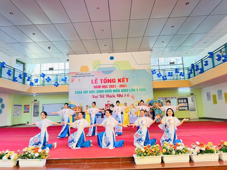 Trường mầm non Thạch Bàn rộn ràng ngày tổng kết – Hân hoan Chào hè 2026- Ảnh 4.