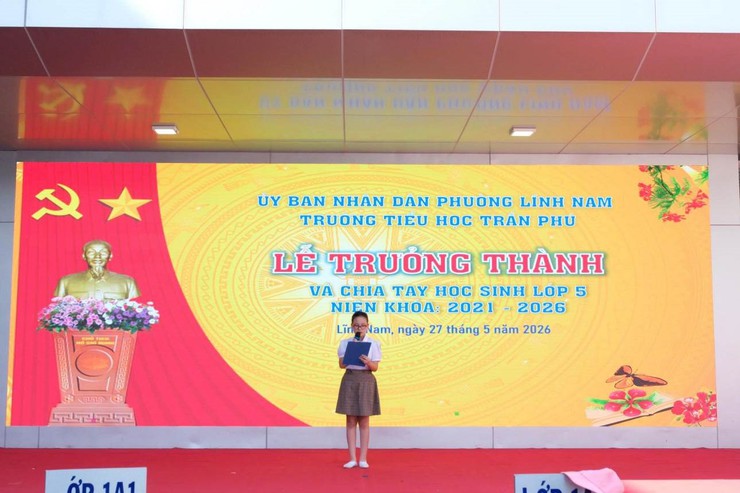 TRƯỜNG TIỂU HỌC TRẦN PHÚ LONG TRỌNG TỔ CHỨC LỄ TỔNG KẾT NĂM HỌC 2025 – 2026 VÀ CHIA TAY HỌC SINH LỚP 5- Ảnh 12.