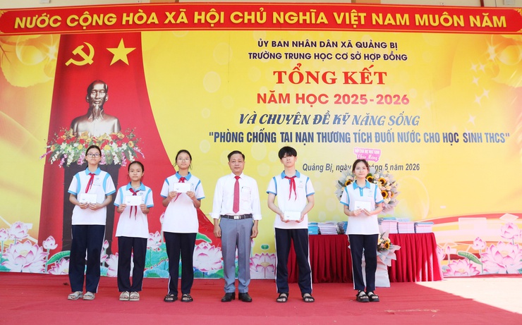 Trường THCS Hợp Đồng tổng kết năm học 2025-2026 và  Chuyên đề phòng, chống tai nạn thương tích cho học sinh- Ảnh 6.