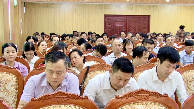 Đảng ủy – HĐND – UBND – Ủy ban MTTQ Việt Nam xã Thư Lâm tổ chức Hội nghị giao ban công tác lãnh đạo, chỉ đạo và tổ chức thực hiện nhiệm vụ chính trị tháng 5/2026, triển khai phương hướng, nhiệm vụ trọng tâm tháng 6 năm 2026- Ảnh 20.