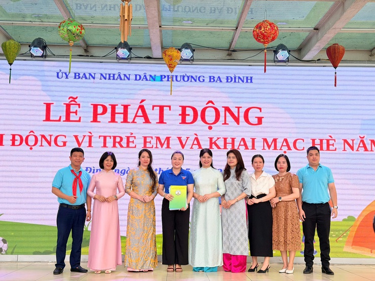 Phường Ba Đình phát động Tháng hành động vì trẻ em và khai mạc hè năm 2026- Ảnh 9.