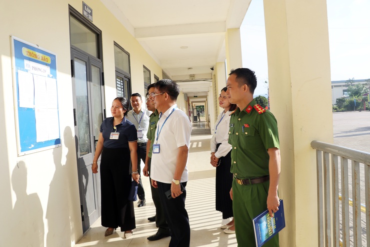 UBND xã Trần Phú tổ chức kiểm tra hai điểm thi vào lớp 10, THPT năm học  2026 – 2026.- Ảnh 2.