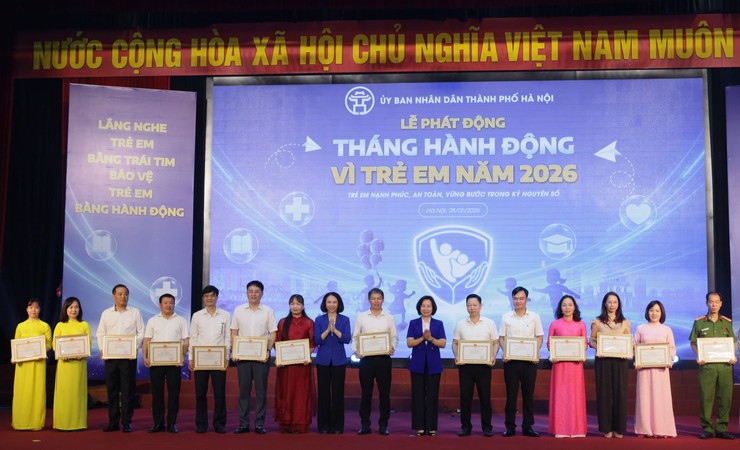 PHƯỜNG NGHĨA ĐÔ PHÁT ĐỘNG THÁNG HÀNH ĐỘNG VÌ TRẺ EM NĂM 2026- Ảnh 3.