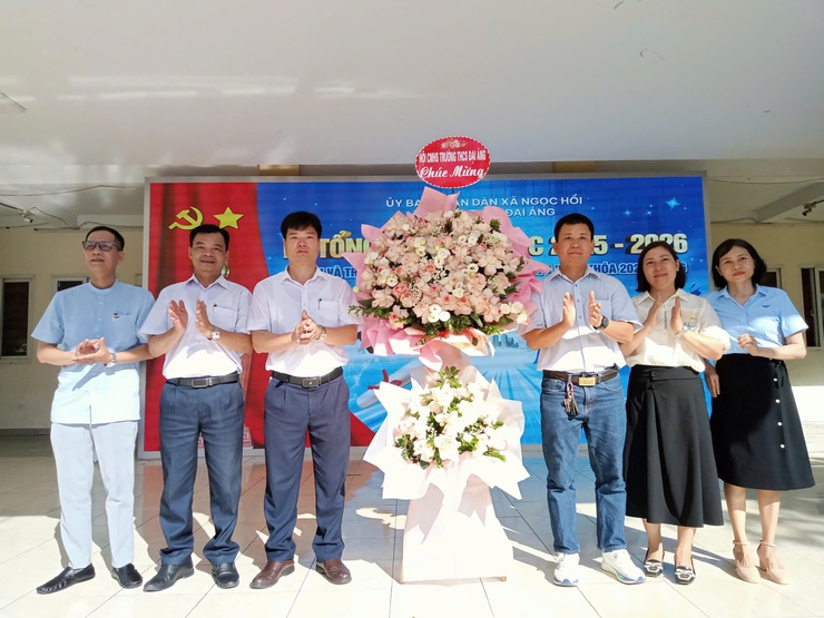TRƯỜNG THCS ĐẠI ÁNG: TRANG TRỌNG TỔ CHỨC LỄ TỔNG KẾT, TUYÊN DƯƠNG GIÁO VIÊN VÀ HỌC SINH XUẤT SẮC NĂM HỌC 2025 – 2026- Ảnh 1.