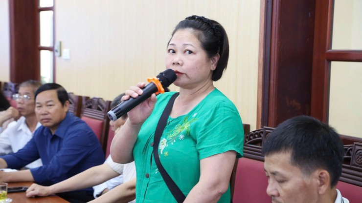 Xã Quang Minh tổ chức hội nghị lấy ý kiến về phương án sắp xếp, sáp nhập thôn- Ảnh 2.
