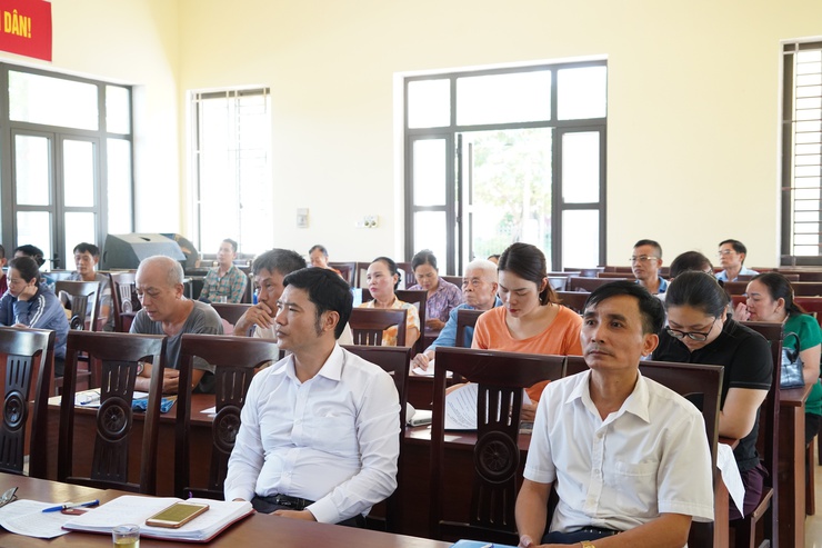 Phường Chương Mỹ tổ chức hội nghị kết thúc công khai và tiếp thu ý kiến về phương án dự thảo bồi thường, hỗ trợ, tái định cư dự án quốc lộ 6- Ảnh 3.